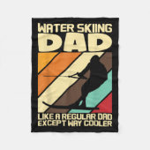 Water Ski Fans Water Skiing Dad Fleece Deken (Voorkant)