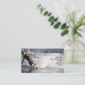 Water Ski Visitekaartje (Staand voorkant)