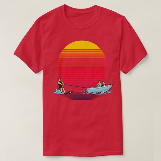 Water Ski Zon T-shirt (Design voorkant)