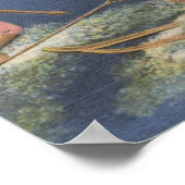 Water Skiën in Florida tegen sneeuw in het noorden Poster (Hoek)