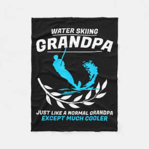 Water skiën opa mannen extreme sporten ski touw fleece deken
