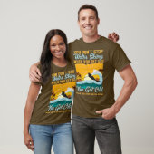 Water Skier je stopt niet met zwemmen als je T-shirt (Unisex)