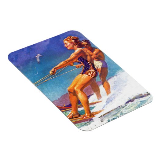 Water Skier van McClelland Barclay Magneet (Rechterzijde)