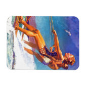 Water Skier van McClelland Barclay Magneet (Horizontaal)