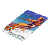 Water Skier van McClelland Barclay Magneet (Linkerzijde)
