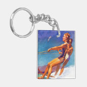 Water Skier van McClelland Barclay Sleutelhanger (Voorkant Links)