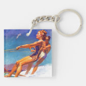 Water Skier van McClelland Barclay Sleutelhanger (Achterkant)