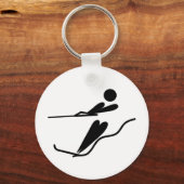 Water skier - waterskki sleutelhanger (Voorkant)