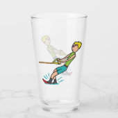 Water Skiing Glas (Achterkant)