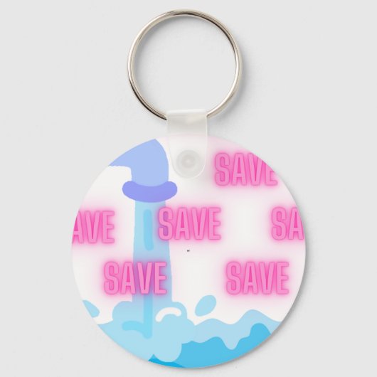 Water Sleutelhanger opslaan (Achterkant)