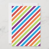 Water Slide Party uitnodiging Zomer Verjaardagsfee (Achterkant)