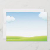 Water Slide Pool Party verjaardagsuitnodiging meis Kaart (Achterkant)