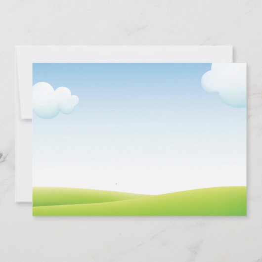 Water Slide Pool Party verjaardagsuitnodiging meis Kaart (Achterkant)