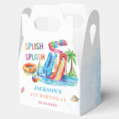Water Slide Splish Splash Birthday Party Bedankdoosjes (Geopend)