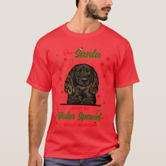 Water Spaniel Hond Kerst Hondenras  retr T-shirt