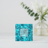 Water Sparkles Swimble Service Photo Travel Vierkante Visitekaartje (Staand voorkant)