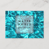 Water Sparkles Swimpool Service Fototoerisme Visitekaartje (Voorkant)