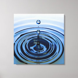 Water Spat 4 Canvas Afdruk