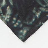 Water spatten in close-up fotografie fleece deken (Hoek)