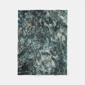 Water spatten in close-up fotografie fleece deken (Voorkant)