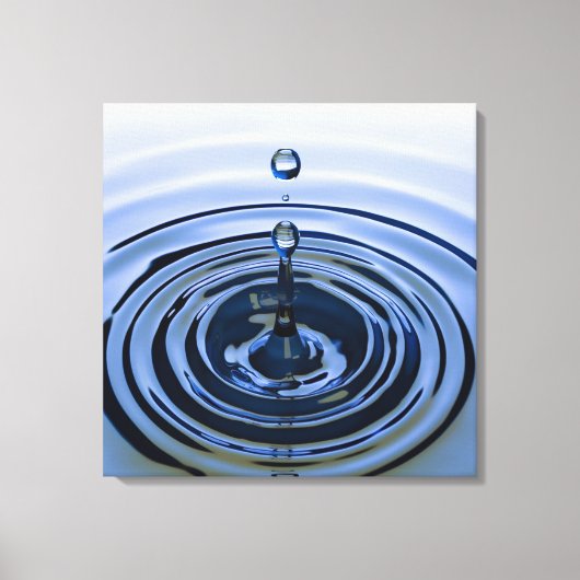 Water Spetter 4 Canvas Afdruk (Voorkant)