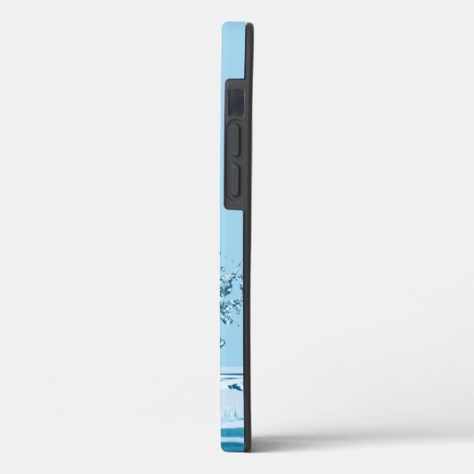 Water Splash Abstract Case-Mate iPhone Case (Achterkant / Links)