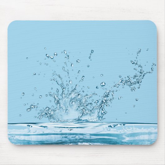 Water Splash Abstract Muismat (Voorkant)