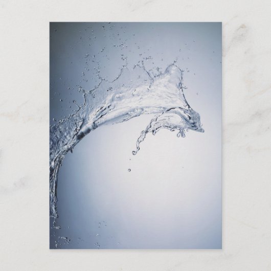 Water Splash Briefkaart (Voorkant)
