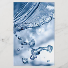 Water Splash Briefpapier