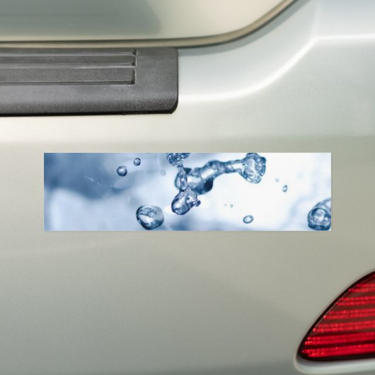 Water Splash Bumpersticker (Op auto)