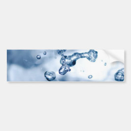 Water Splash Bumpersticker