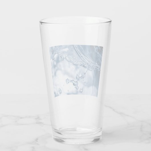 Water Splash Glas (Achterkant)