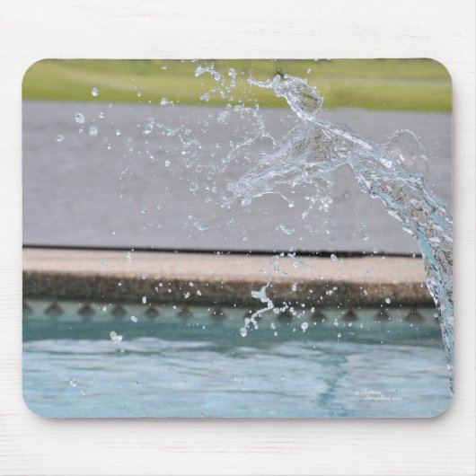 Water splash golf Mousepad Muismat (Voorkant)