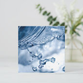 Water Splash Kaart (Staand voorkant)