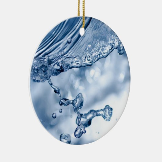 Water Splash Keramisch Ornament (Rechts)