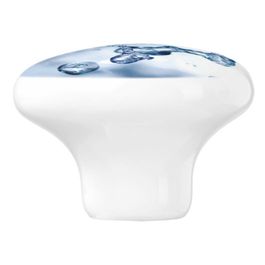 Water Splash Keramische Knop (Zijkant)