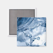 Water Splash Magneet (Voorkant / Achterkant)