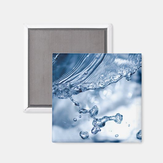 Water Splash Magneet (Voorkant / Achterkant)