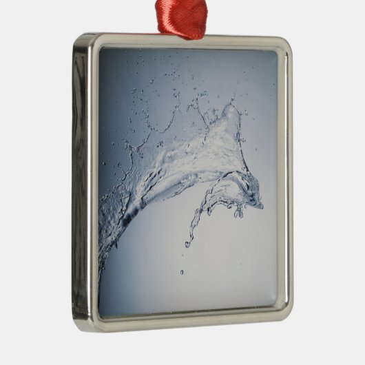 Water Splash Metalen Ornament (Rechts)