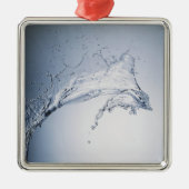 Water Splash Metalen Ornament (Voorkant)
