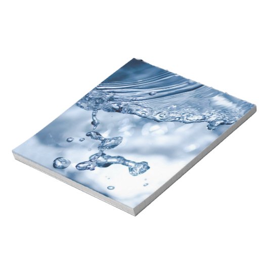 Water Splash Notitieblok (Linkerzijde)