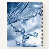 Water Splash Notitieboek (Achterkant)