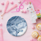 Water Splash Papieren Bordje (Feest)