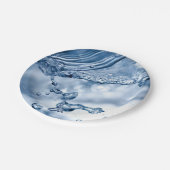 Water Splash Papieren Bordje (Gekanteld)