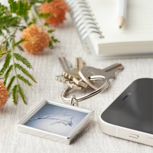 Water Splash Sleutelhanger (Zijkant)