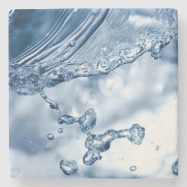 Water Splash Stenen Onderzetter