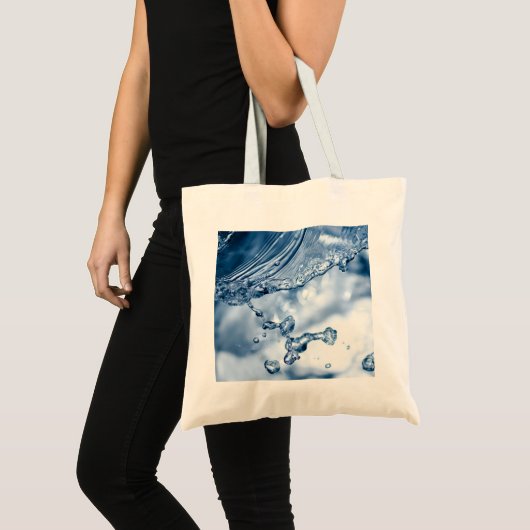 Water Splash Tote Bag (Voorkant (product))