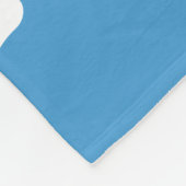 Water 🤽 ♀️ Sport - Blauw Fleece Deken (Hoek)