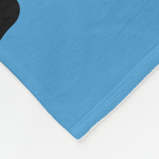 Water 🤽 ♀️ Sport in Paars, zwart en wit Fleece Deken (Hoek)