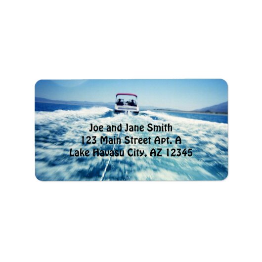 Water Sport Label (Voorkant)